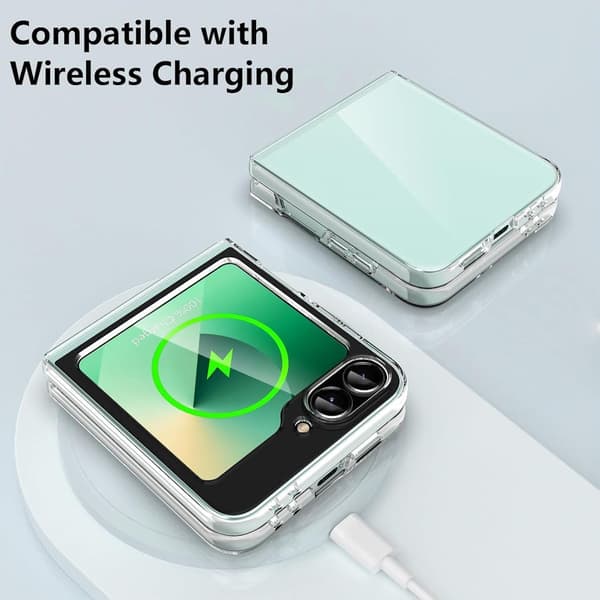 Gennemsigtigt Samsung Z Flip 6 Cover