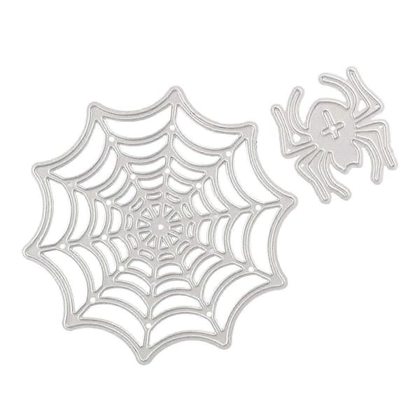 Skärande Dies DIY Schablon Mall Form Spindelnätsmönster Präglingsschablon