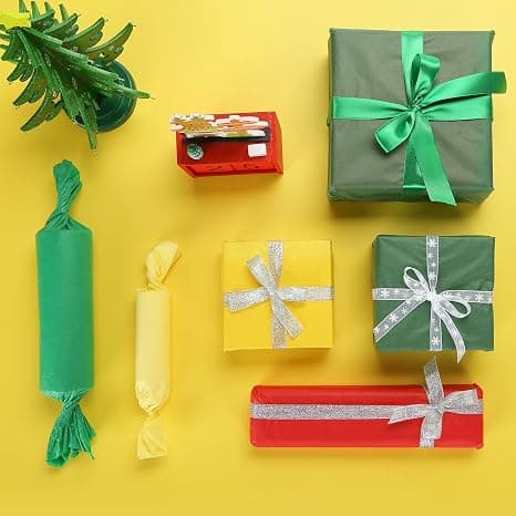 50 st Presentpapper av silkespapper, olika färger pysselpapper