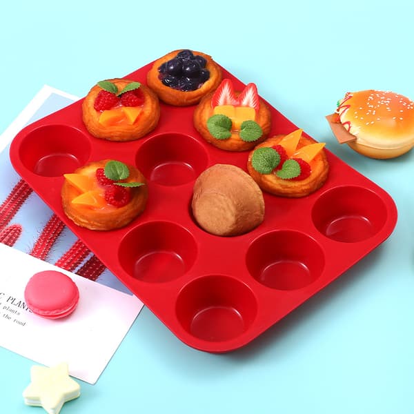 Muffinsform brödrostform, femdelat bakset