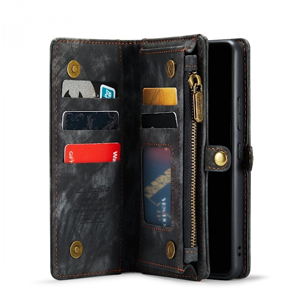 CaseMe Multi-Slot 2 i 1 Plånboksfodral Galaxy A53 Svart