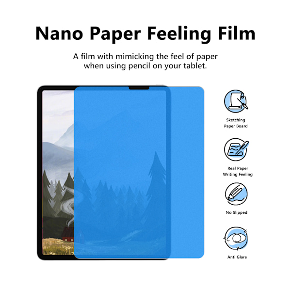 Pappersliknande skärmskydd till iPad Pro 12.9 (2020)