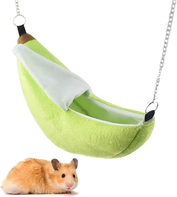 (Banan grön) Banan Hamster Säng Hus Hamster Hängande Gunga Vara