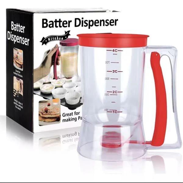 Deigdispenser med målebeger Red