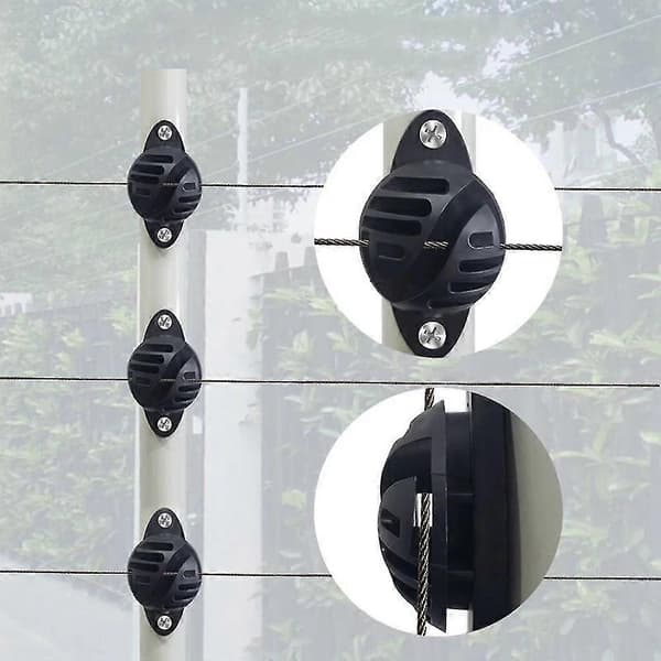 Gjerdeisolator Hest Storfe Dyr Elektrisk Gjerde Tilbehør Halvkuleformet Isolator Elektronisk F