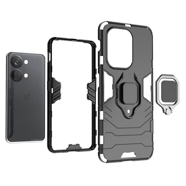 OnePlus Nord 3 5G Deksel Hybrid Armor Ring Svart