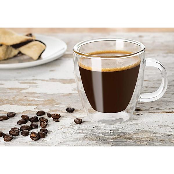 Dobbeltvæggede isolerede espressokrus (sæt med 2) - 160 ml
