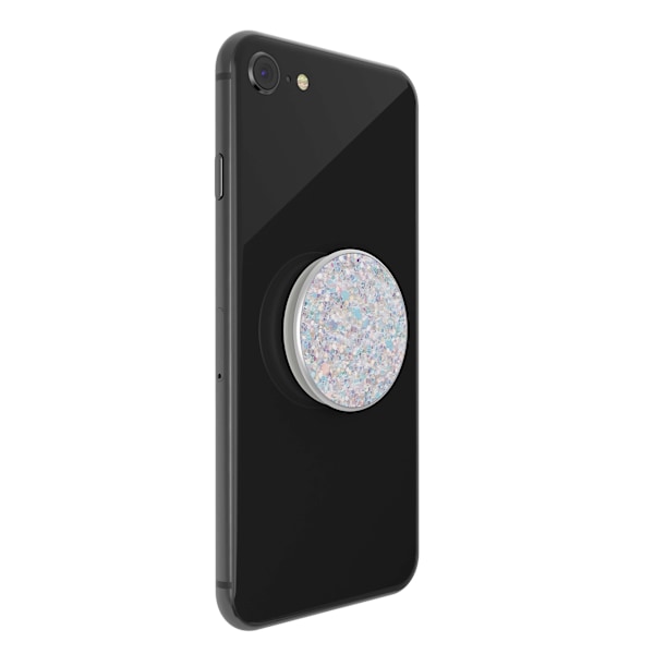 POPSOCKETS Sparkle Snow White Avtagbart Grip med Ställfunktion Premium