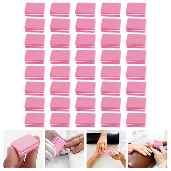 100 st nagelsvampfilar manikyrfilar Mini EVA nagelbufferblock för salong