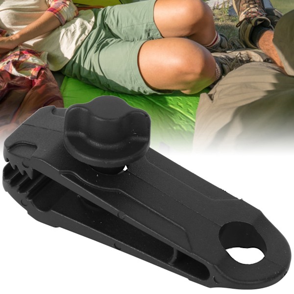 Återanvändbara presenningsklämmor, enkla att använda med låsgrepp Gator Clamp-design, säkrar presenningar, baldakiner och mer, höghållfast PA-material, kraftfull Gator