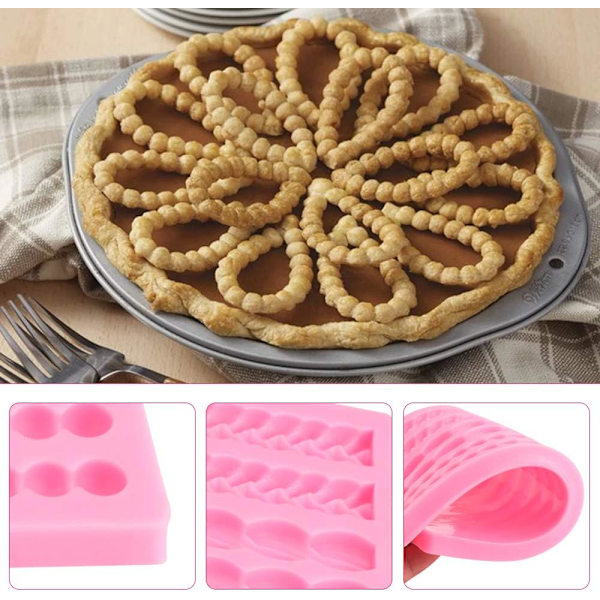 Silikone Perle Fondant Form Perlekæde til Blød Fondant Perle