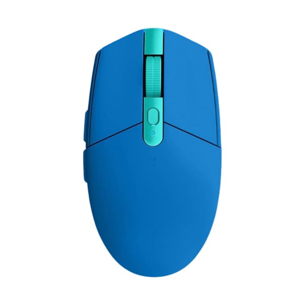 Trådløs gamingmus, Tri-Mode Connectivity USB-C Bluetooth for problemfri skift, ultralet 5600DPI optisk sensor kompakt design med Blue