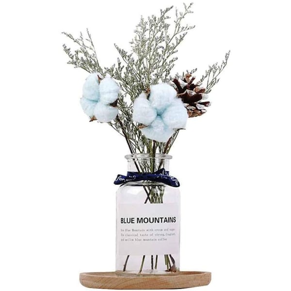 Torkade blommor Vas Kit Vete Bord Centerpieces Foto rekvisita