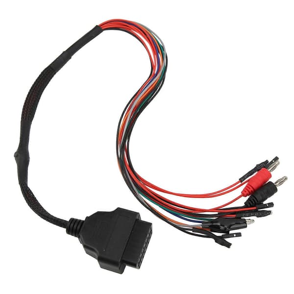 OBD2 diagnoseadapter 12V-24V ABS varmebestandig slitesterk universell for bil MPPS V21