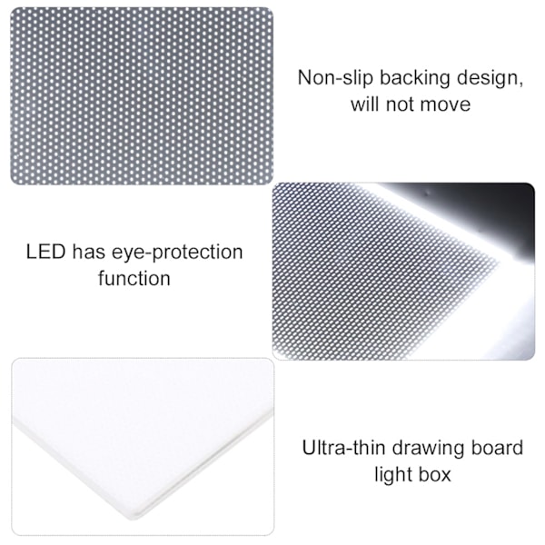 LED-ljusplatta A6 Ljusstyrka Artcraft Tracing Flip Book Kit Tablet Ritning för Barn