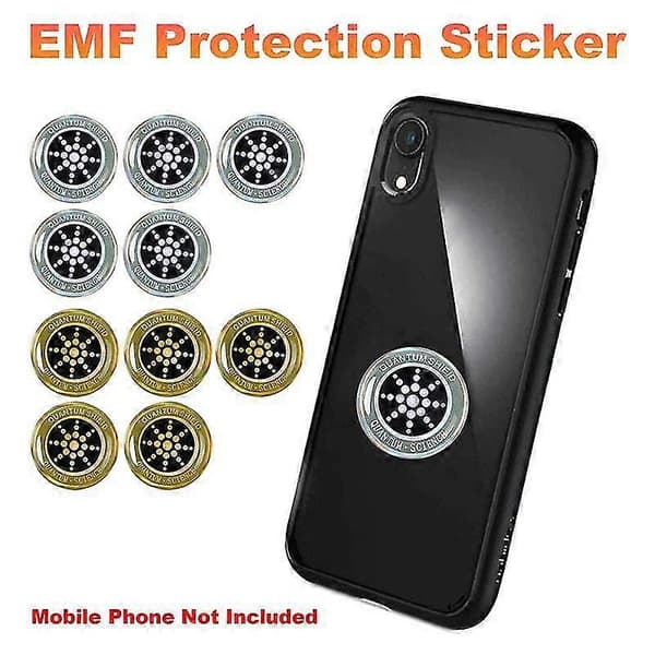 10 stk. EMF-sticker Anti Cell Ph-sticker til Ph-laptop og al elektronik
