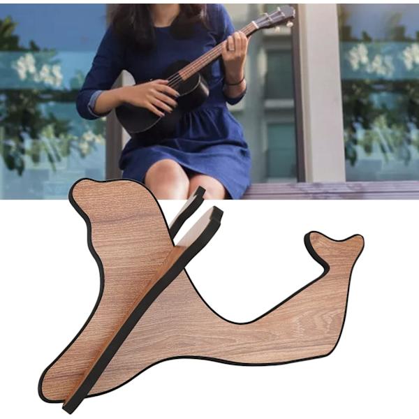 A-Composite Træ Ukulele Stativ Guitar Display Stativ Bærbar Guit