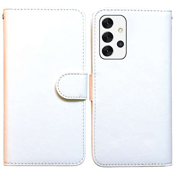 Galaxy A32 5G, Lædercover, Beskyttelse, Sort Svart