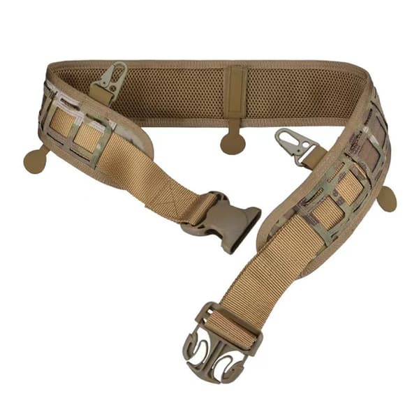 Taktisk Justerbar Stridsbälte Vadderat Molle Stridsbälte Molle Stridsbälten 1000D Hög Densitet Nylon