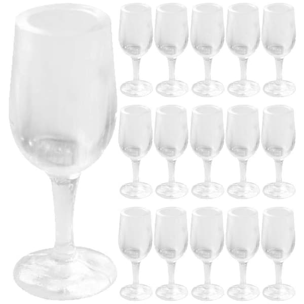 20 stk. Dukkehus Miniature Bæger Model Simuleret Vinkop Rekvisit Plast Mini Tumbler Model