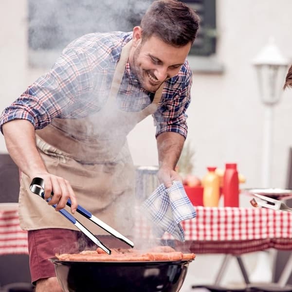 Professionel køkkentang i rustfrit stål, 2 stk. rustfrit stål
