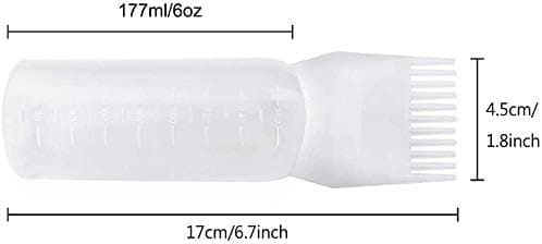 Tom hårkamapplikator 7 oz klemflaske, plast