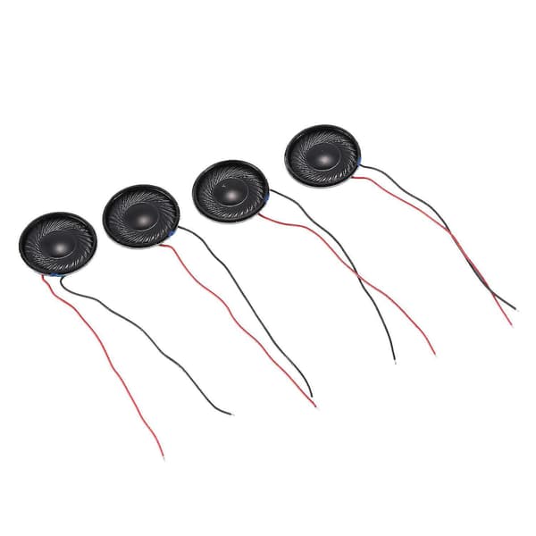 4 stk. interne højttalere magnet 30mm 2800hz 8ohm 1w til pc bærbar