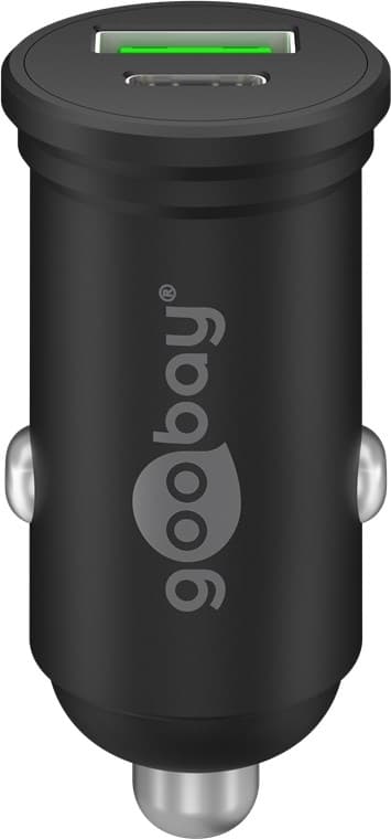 Dobbel USB-billader, USB-C™ PD, 45 W, egnet for USB-C-enheter