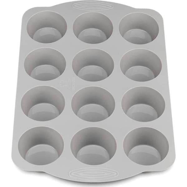 Komfort 12 Silikon muffinsform med håndtak - Muffinplate