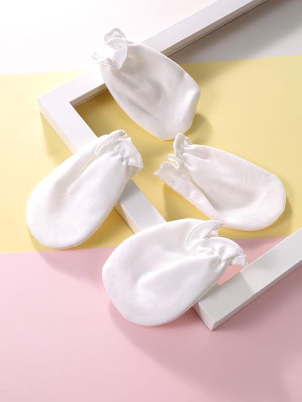 10 Par Newborn Baby Bomullsvante Anti-Repvante Unisex Ba