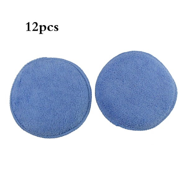 Poleringsdynor, Mjuka Absorberande Vaxningsverktyg för Invändig & Utvändig Rengöring, Miljövänlig och Ergonomisk Design (12-pack)