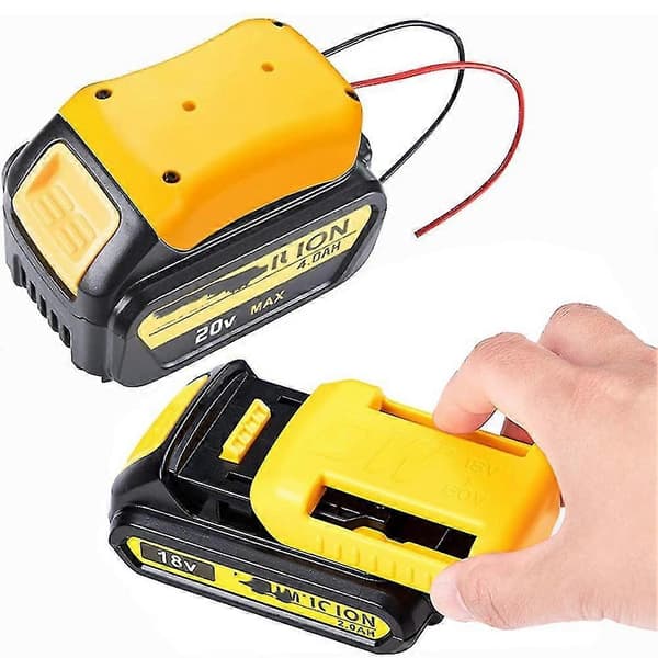 1 Pakke Holdere til Batteri 18v 20v 60v Vægmontering Hylde Bælte & Adapter til Lithium Batteri 20v Max