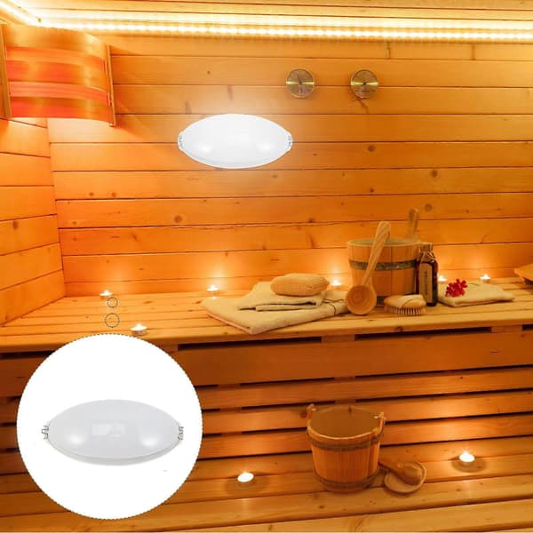 Sauna eksplosjonssikker lys innfelt taklampe tilbehør til badstue uten pære