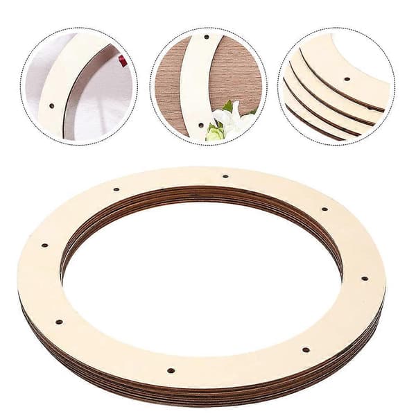 2 stk. elegante treringer til kranser DIY kranseringer Praktiske kranseringer