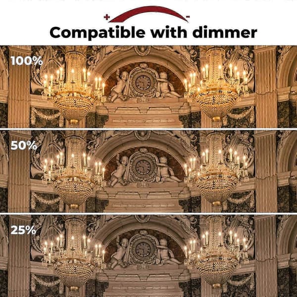 42W E14 C35 Dimbar halogenpære AC 220-240V Varmhvit 2700K e14 transparent halogen lyspære (10 stk)