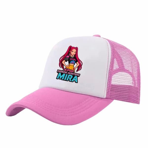 Tegneserie-trykt nettingbaseballcaps, stil 12