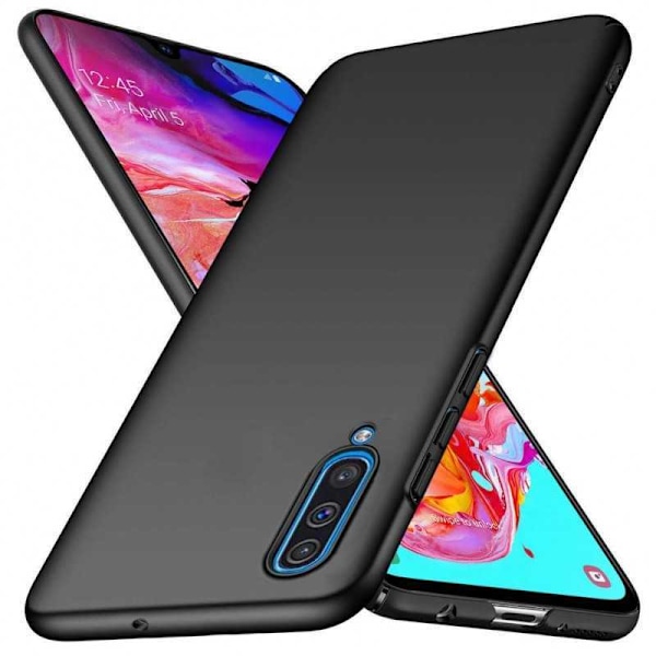 Samsung A70 Ultratunt Mattsvart Skal Basic V2 Svart