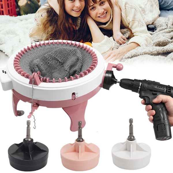 för Addi Express Stickmaskin Adapter, Hex Bit Power Screwdr black onesize