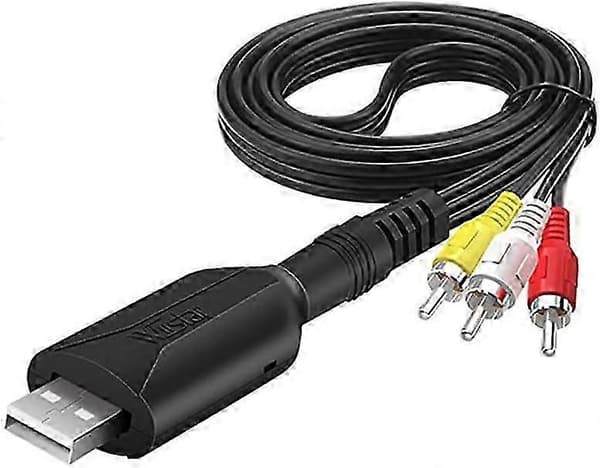 USB2.0 Video Capture Card-kabel, RCA til USB Capture Audio Video Grabber VHS DVD AV til digital konverter