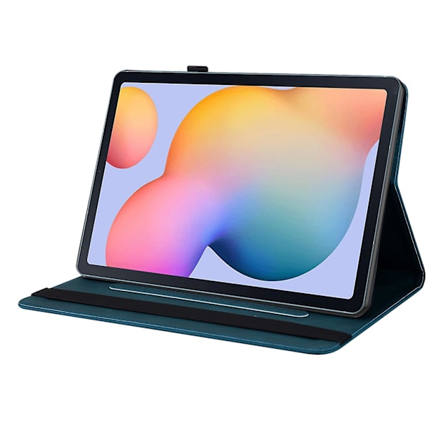 Fjärilsblomma Stativ Kortplats Omslag för Samsung Galaxy Tab S6 Lite (2020)/(2022)/(2024)