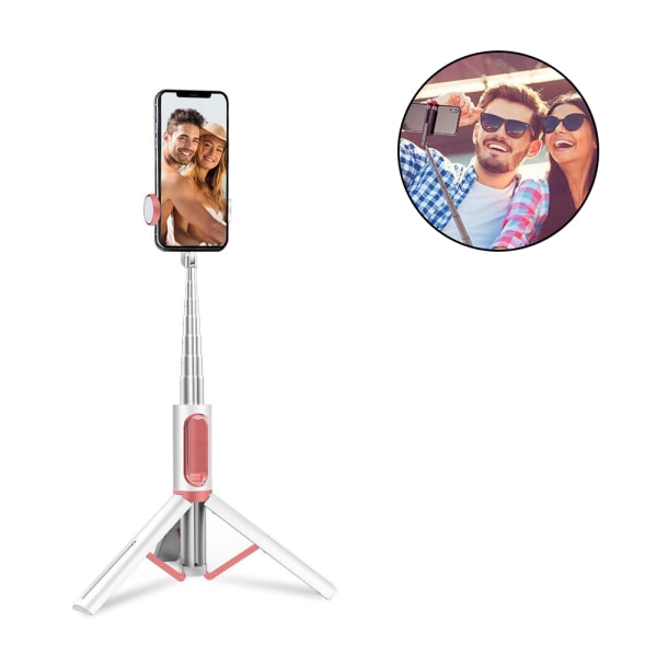 Bluetooth Selfie Stick-stativ, Allt-i-ett-monopod i aluminium