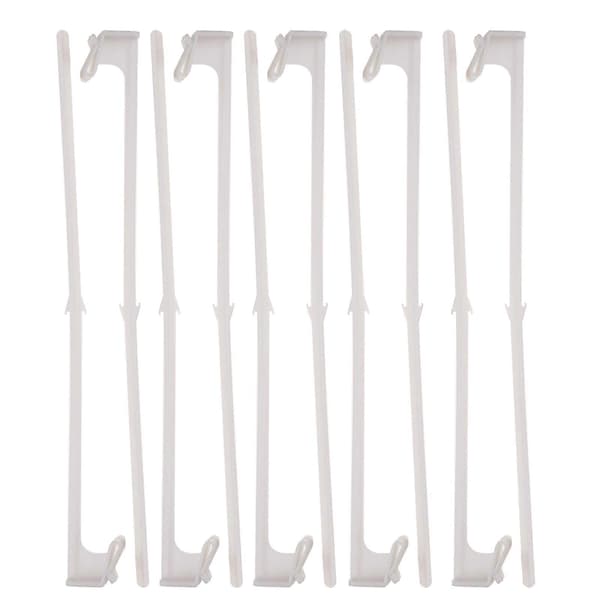 10 stk. bilvindusflaggstenger bilflagg vindusklips lastebil flaggholder uten flagg