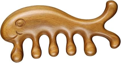 1 stk. massagekam husholdningshårkam sandeltræhårkam hår Cu
