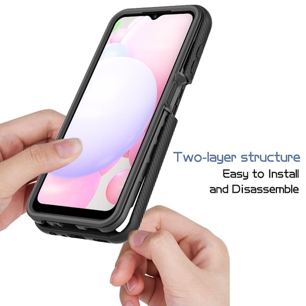 360 Full Cover Edge Case Samsung Galaxy A13 Black