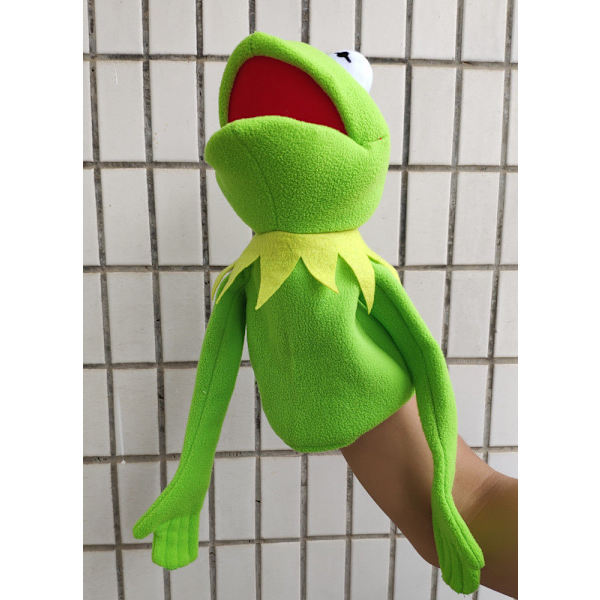 Överdimensionerad 60 cm Grön Groda Plysch Hundleksak