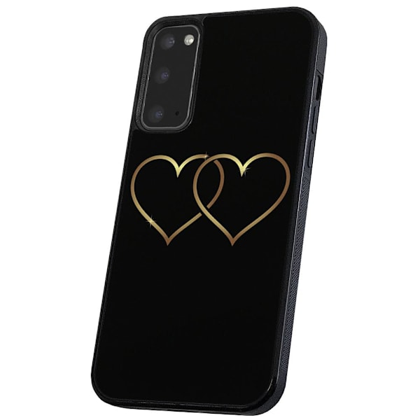 Samsung Galaxy S20 FE - Skal/Mobilskal Double Hearts multifärg