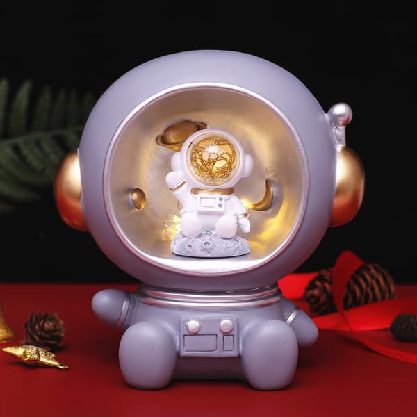Tegneserie Astronaut Stjernelampe Rommann Astronaut Skulptur Ornament