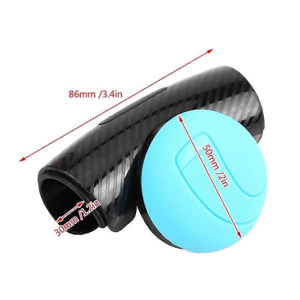 Universal bilrattknapp Spinner Power Handle Ball Wheel Booster Blå