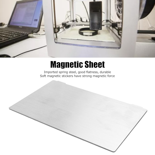 Magnetisk Byggplatta 3D-skrivare Resin Flexibel Byggplatta Magnetisk Ark 202x128mm För Mono X för Photon X