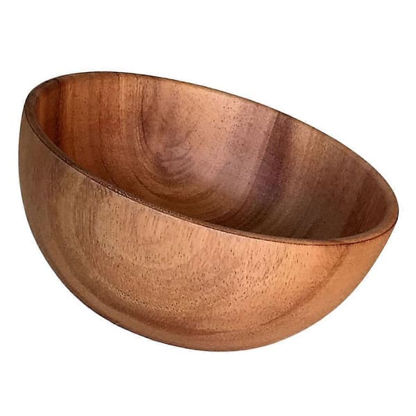 1 stk 10X6CM Praktisk Trebestikk Husholdningsfat Fruktskål Salatskål